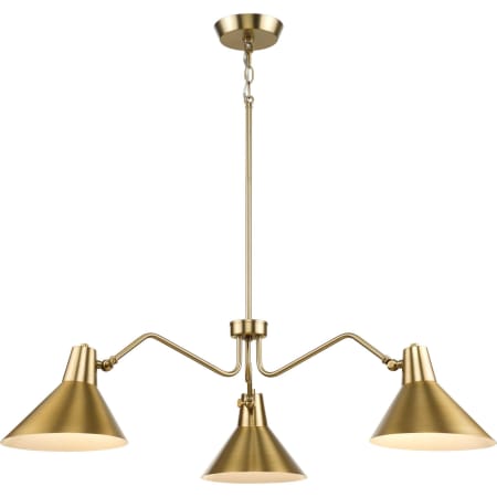 Progress Lighting Trimble 3 Light 44" Wide Chandelier Brushed Bronze