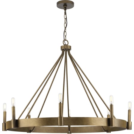 Progress Lighting Breckenridge 8 Light 38" Wide Ring Chandelier Aged Bronze