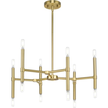 Progress Lighting Arya 12 Light 24" Wide Sputnik Chandelier Brushed Gold