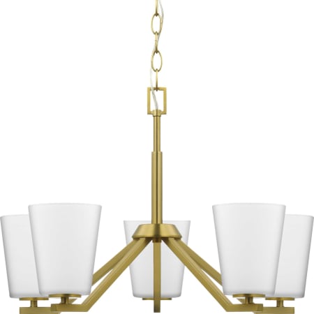 Progress Lighting Vertex 5 Light 23" Wide Chandelier Brushed Gold