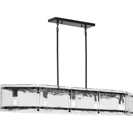Progress Lighting Rivera 5 Light 52" Wide Linear Pendant Matte Black