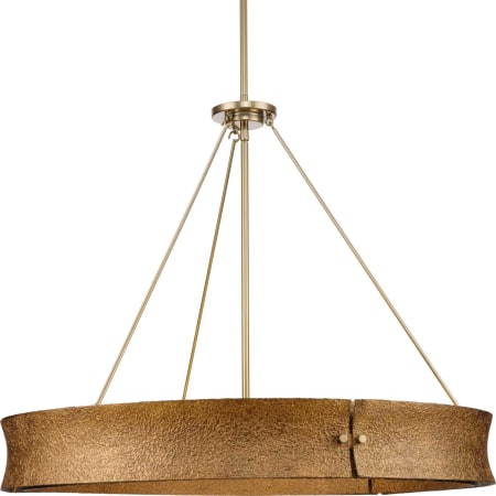 Progress Lighting Lusail 6 Light 32" Wide Ring Chandelier Soft Gold
