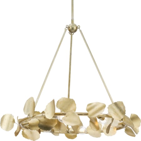 Progress Lighting Laurel 6 Light 28" Wide Ring Chandelier Gilded Silver