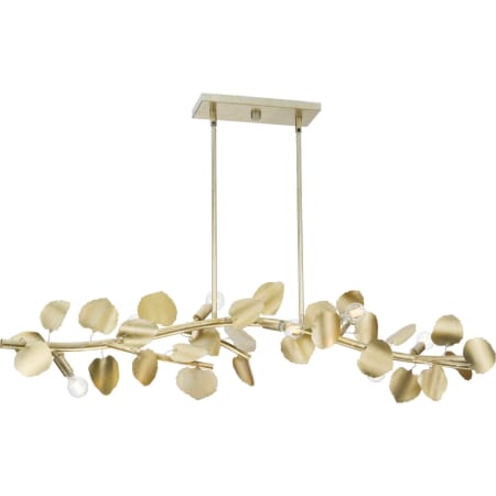 Progress Lighting Laurel 7 Light 51" Wide Linear Pendant Gilded Silver