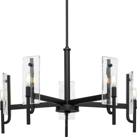 Progress Lighting Rivera 5 Light 30" Wide Chandelier Matte Black