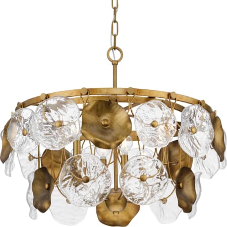 Progress Lighting Loretta 6 Light 27" Wide Ring Chandelier Gold Ombre