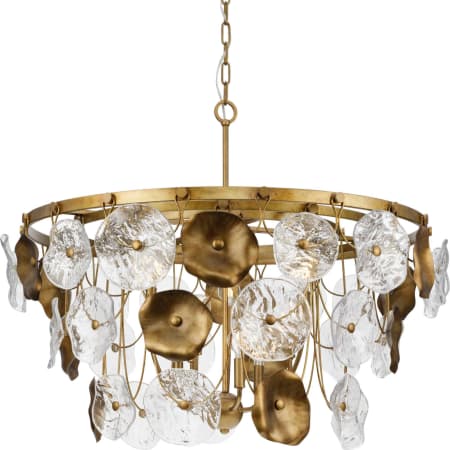 Progress Lighting Loretta 9 Light 36" Wide Ring Chandelier Gold Ombre