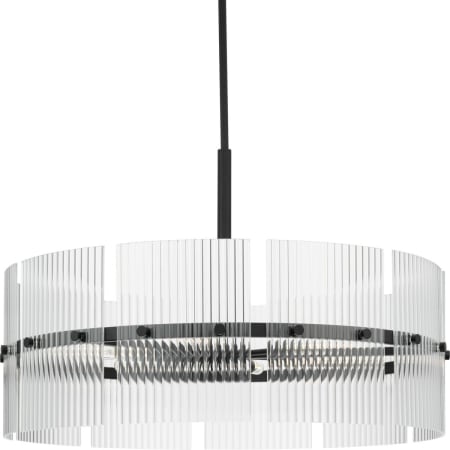 Progress Lighting Seville 6 Light 28" Wide Drum Chandelier Matte Black