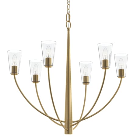 Progress Lighting Jheni 6 Light 30" Wide Candle Style Chandelier Brushed Gold