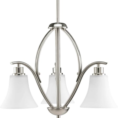 Progress Lighting Joy 3 Light 20" Wide Chandelier Brushed Nickel