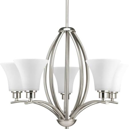 Progress Lighting Joy 5 Light 24" Wide Chandelier Brushed Nickel