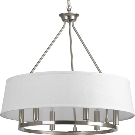 Progress Lighting Cherish 6 Light 24" Wide Drum Chandelier Brushed Nickel