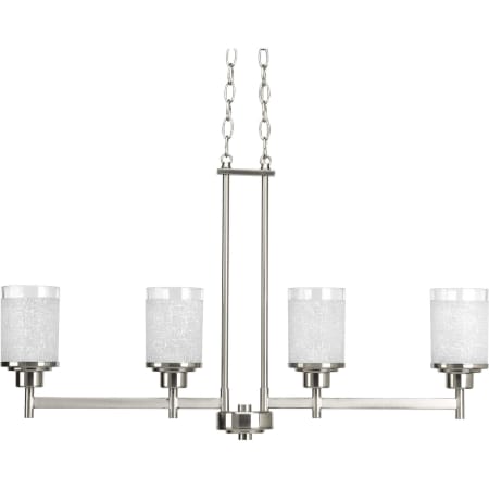 Progress Lighting Alexa 4 Light 34" Wide Chandelier Brushed Nickel