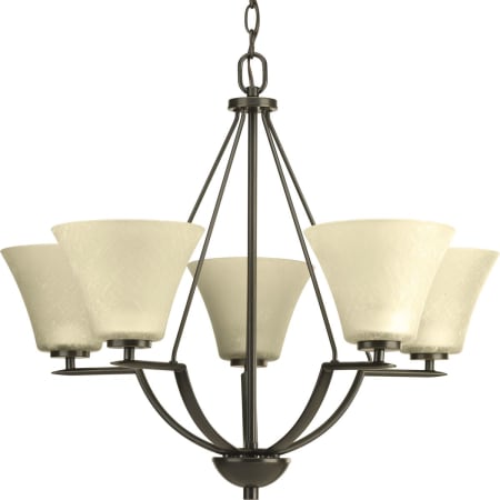 Progress Lighting Bravo 5 Light 27" Wide Chandelier Antique Bronze