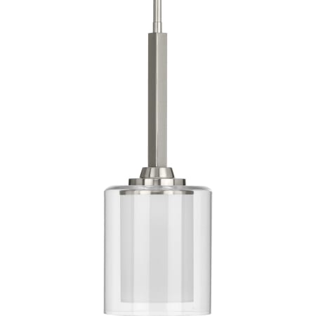 Progress Lighting Kene 6" Wide Mini Pendant Brushed Nickel