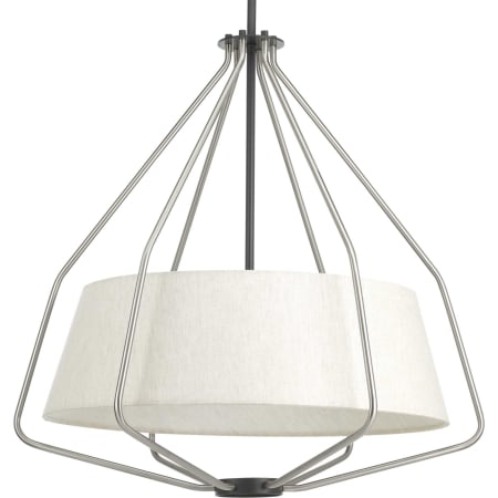 Progress Lighting Hangar 3 Light 24" Wide Chandelier Brushed Nickel