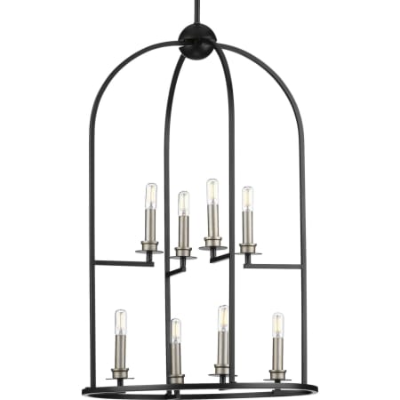 Progress Lighting Seneca 8 Light 20" Wide Chandelier Black