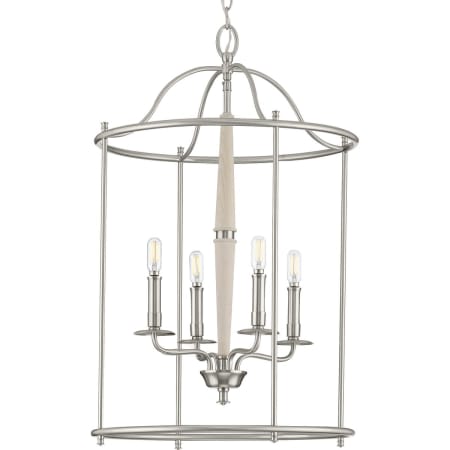 Progress Lighting Durrell 4 Light 18" Wide Pendant Brushed Nickel