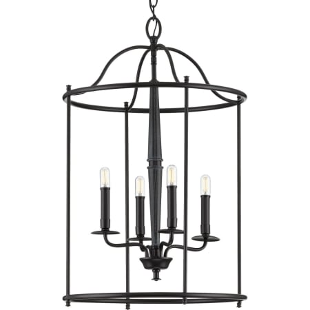 Progress Lighting Durrell 4 Light 18" Wide Pendant Matte Black