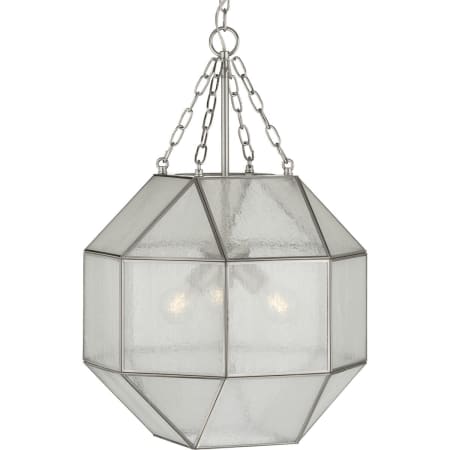 Progress Lighting Mauldin 3 Light 17" Wide Pendant Brushed Nickel