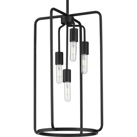 Progress Lighting Bonn 4 Light 15" Wide Pendant Matte Black