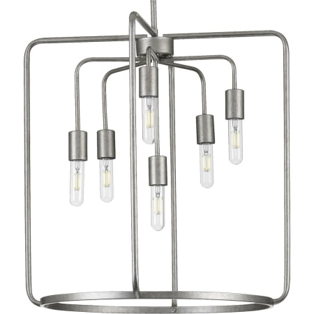 Progress Lighting Bonn 6 Light 22" Wide Chandelier Galvanized Finish