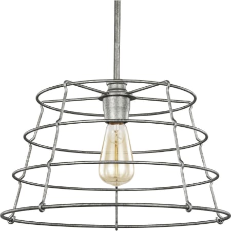 Progress Lighting Chambers 16" Wide Pendant Galvanized Finish