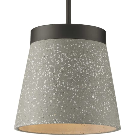 Progress Lighting Terrazzo 10" Wide Mini Pendant Graphite