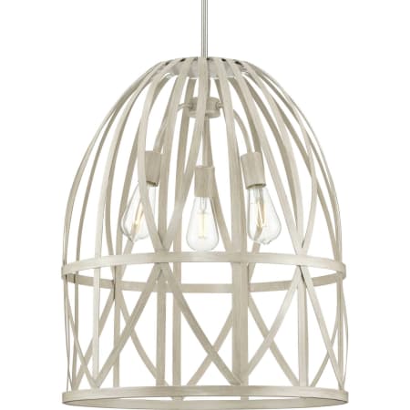 Progress Lighting Chastain 3 Light 21" Wide Pendant Bleached Oak
