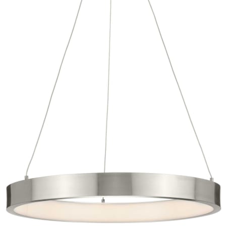 Progress Lighting Inverse LED 20" Wide LED Ring Chandelier Brushed Nickel