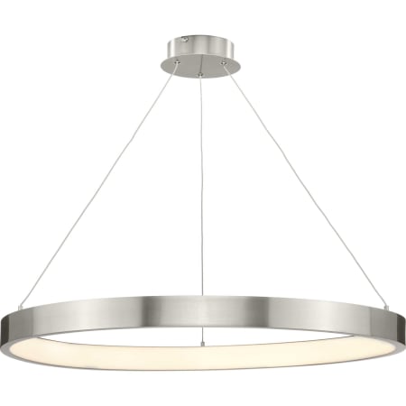 Progress Lighting Inverse LED 30" Wide LED Ring Chandelier Brushed Nickel