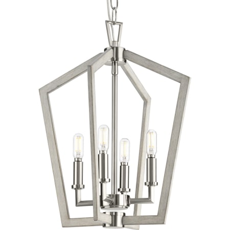 Progress Lighting Galloway 4 Light 14" Wide Pendant Brushed Nickel