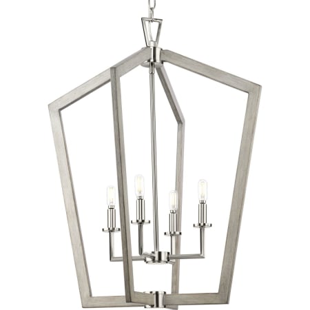 Progress Lighting Galloway 4 Light 24" Wide Pendant Brushed Nickel