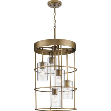 Progress Lighting Burgess 5 Light 16" Wide Pendant Aged Bronze
