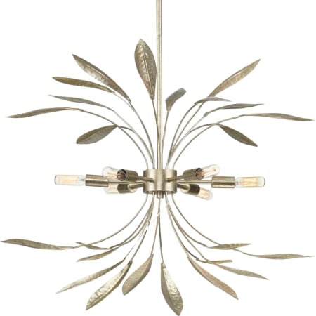 Progress Lighting Mariposa 6 Light 28" Wide Chandelier Gilded Silver