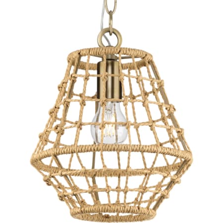 Progress Lighting Laila 10" Wide Pendant Vintage Brass