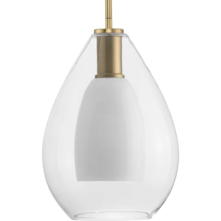 Progress Lighting Carillon 10" Wide Mini Pendant Brushed Gold