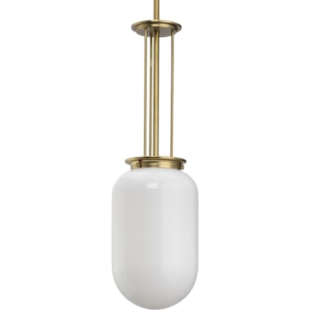 Progress Lighting Alisse 8" Wide Mini Pendant with Marble Glass Shade Brushed Gold