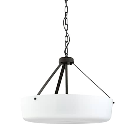 Progress Lighting Lieon 3 Light 21" Wide Pendant / Converts to Semi-Flus Antique Bronze