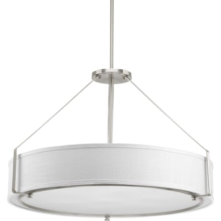 Progress Lighting Ratio 6 Light 30" Wide Drum Chandelier Brushed Nickel