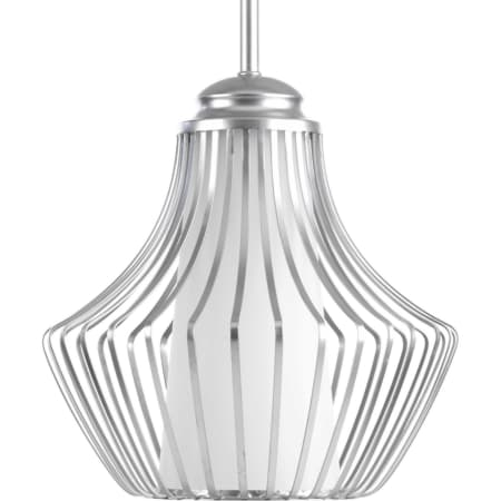 Progress Lighting Finn Single Light 10" Wide Pendant Metallic Silver