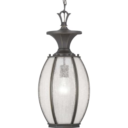 Progress Lighting River Place Single Light 9" Wide Outdoor Mini Pendant Antique Bronze