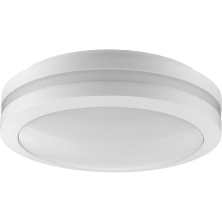 Progress Lighting Hard Nox 12" Wide LED Outdoor Flush Mount Bowl Ceiling Fixture Satin White
