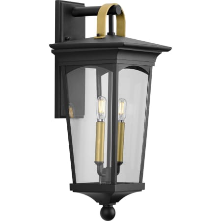 Progress Lighting Chatsworth 2 Light 22" Tall Outdoor Wall Sconce Black