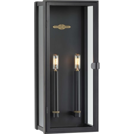 Progress Lighting Stature 2 Light 21" Tall Outdoor Wall Sconce Oil Rubbed Bronze