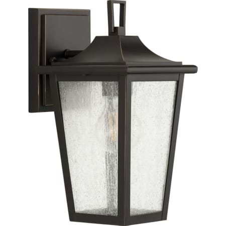 Progress Lighting Padgett 11" Tall Outdoor Wall Sconce with Seedy Glass Shade Antique Bronze