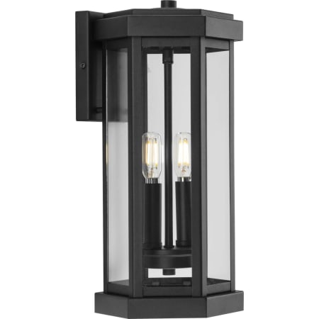 Progress Lighting Ramsey 2 Light 16" Tall Wall Sconce Textured Black