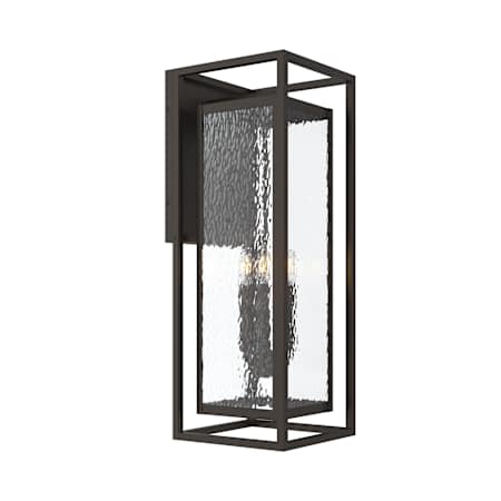 Progress Lighting Shaw Select 3 Light 25" Tall Outdoor Wall Sconce Antique Bronze