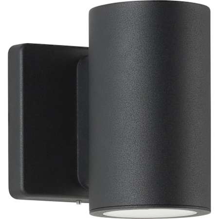 Progress Lighting Cylinders 6" Tall LED Outdoor Wall Sconce Black