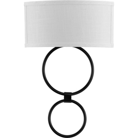 Progress Lighting 21" Tall LED Circle Wall Sconce Black